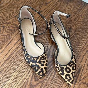 Franco Sarto Leopard Flats